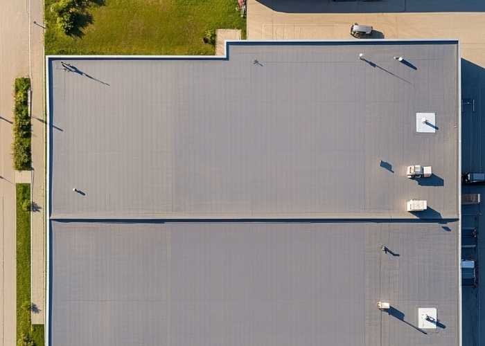 Flat Roof Aerial Shot